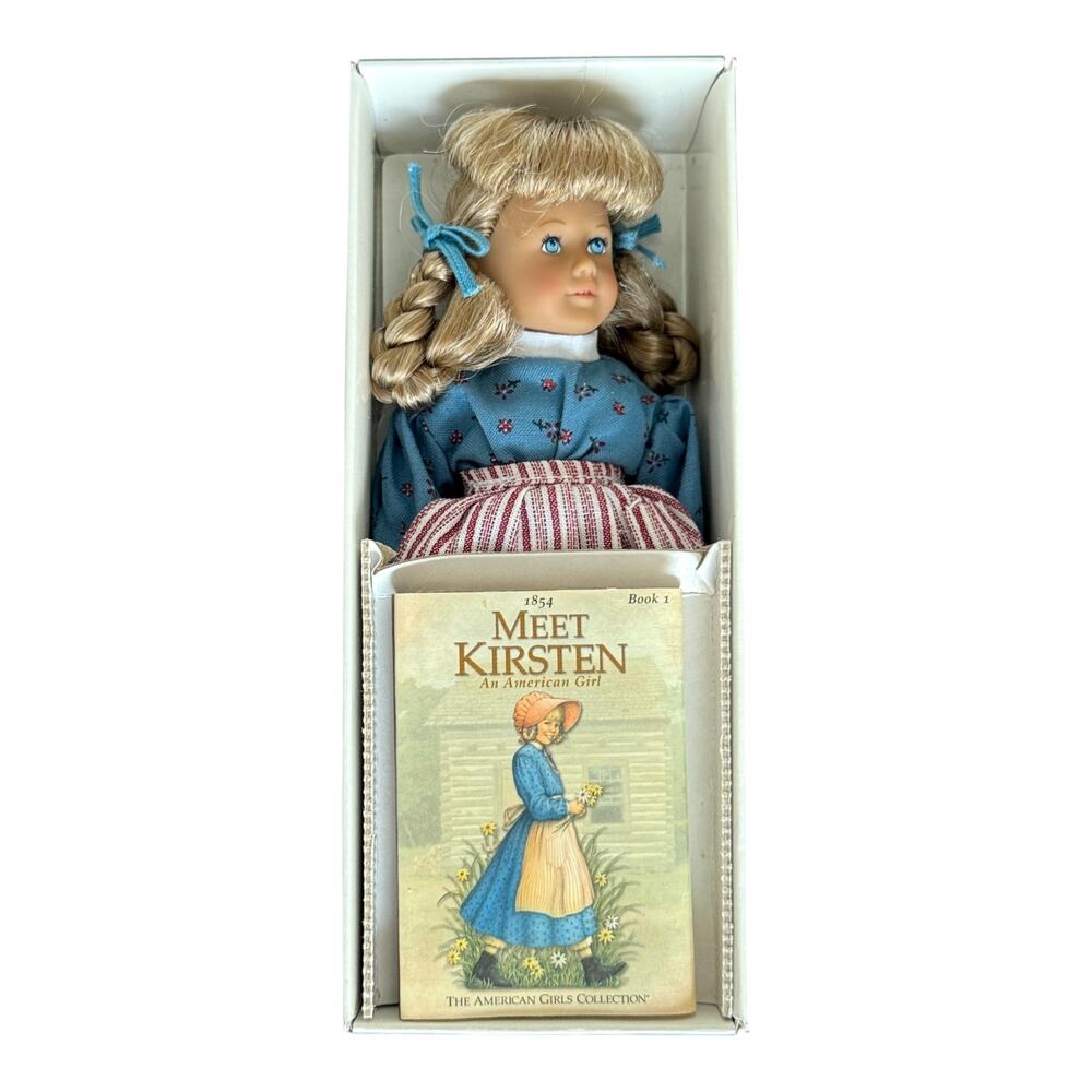 The American Girls Collection Kirsten Mini 6" Doll in Box with Book - Picture 2 of 8